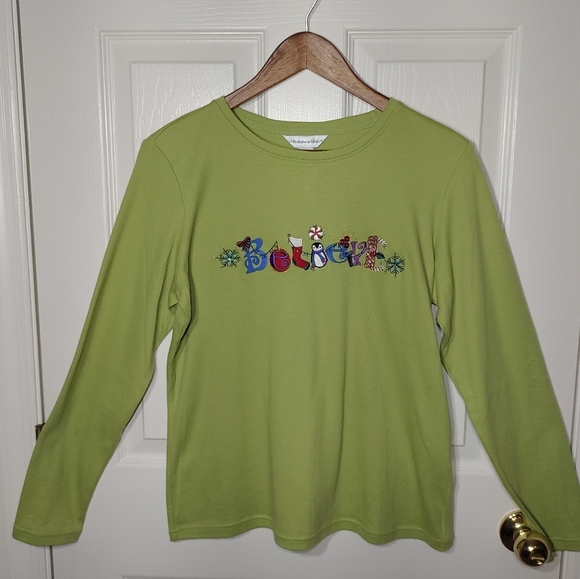 CHRISTOPHER & BANKS "Believe" Tee - Picture 2 of 7